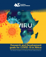 Research and Development goals for COVID-19 in Africa. Cover