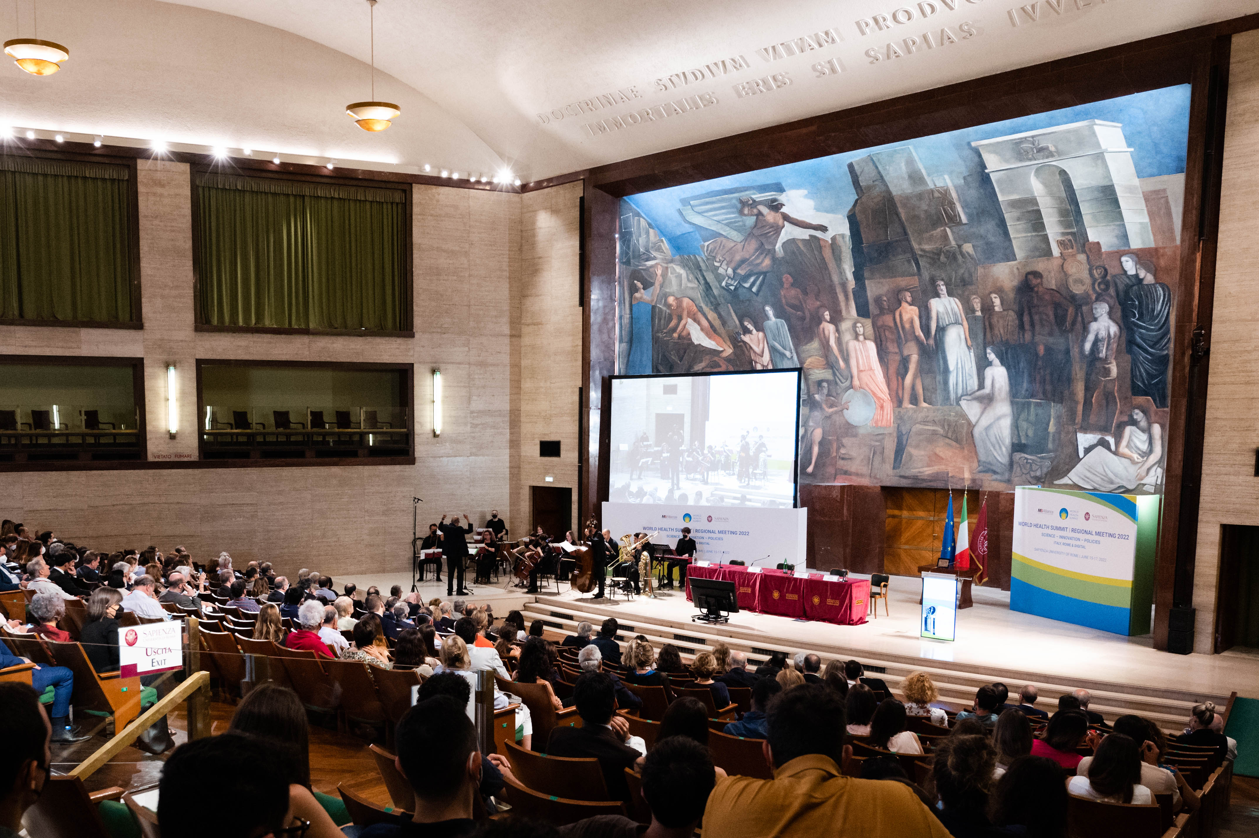 The Aula Magna of La Sapienza 