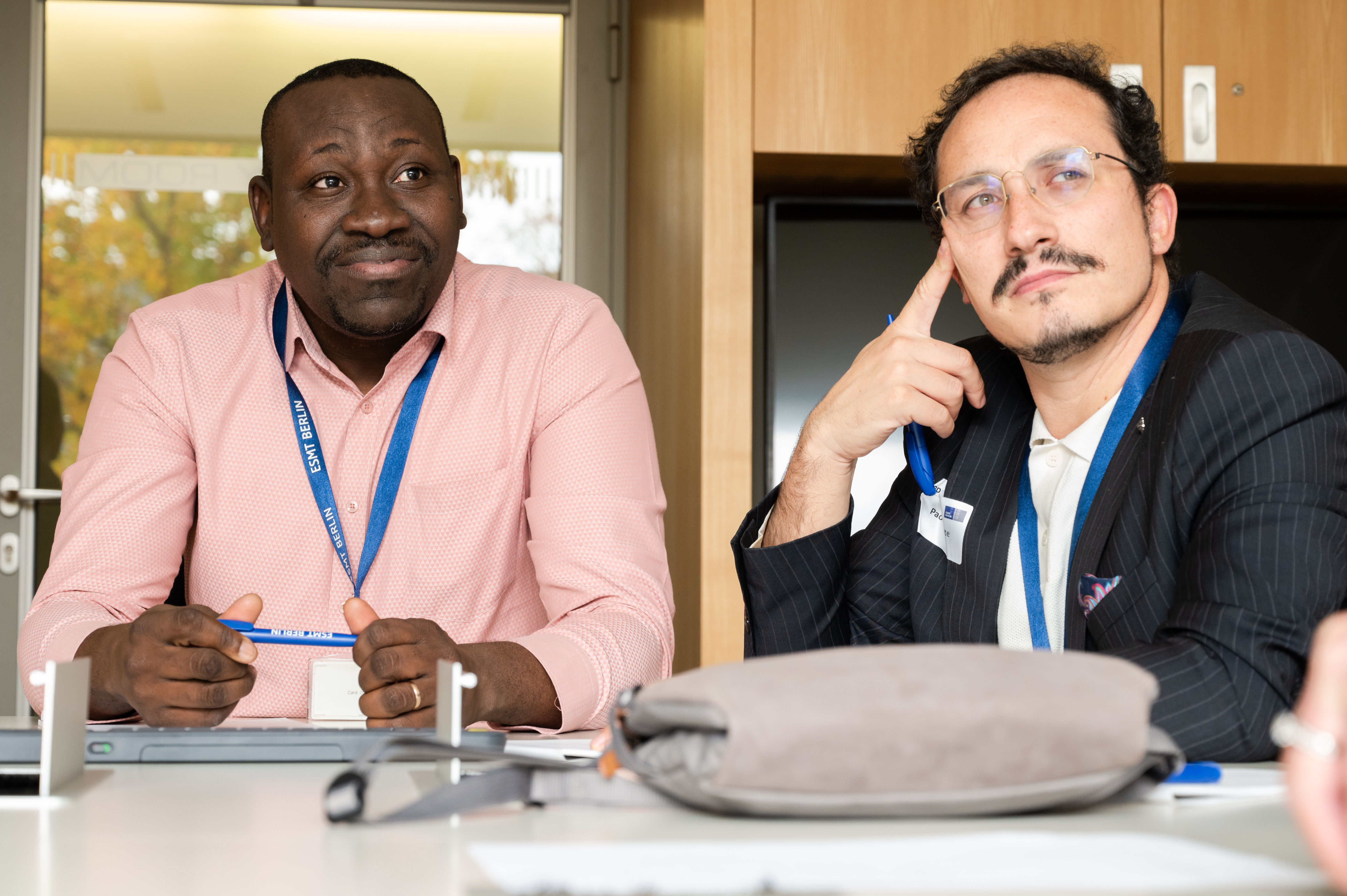 Herve Monka Lekuya (left) and Paolo Parente (photo: G. Ortolani/IAP)