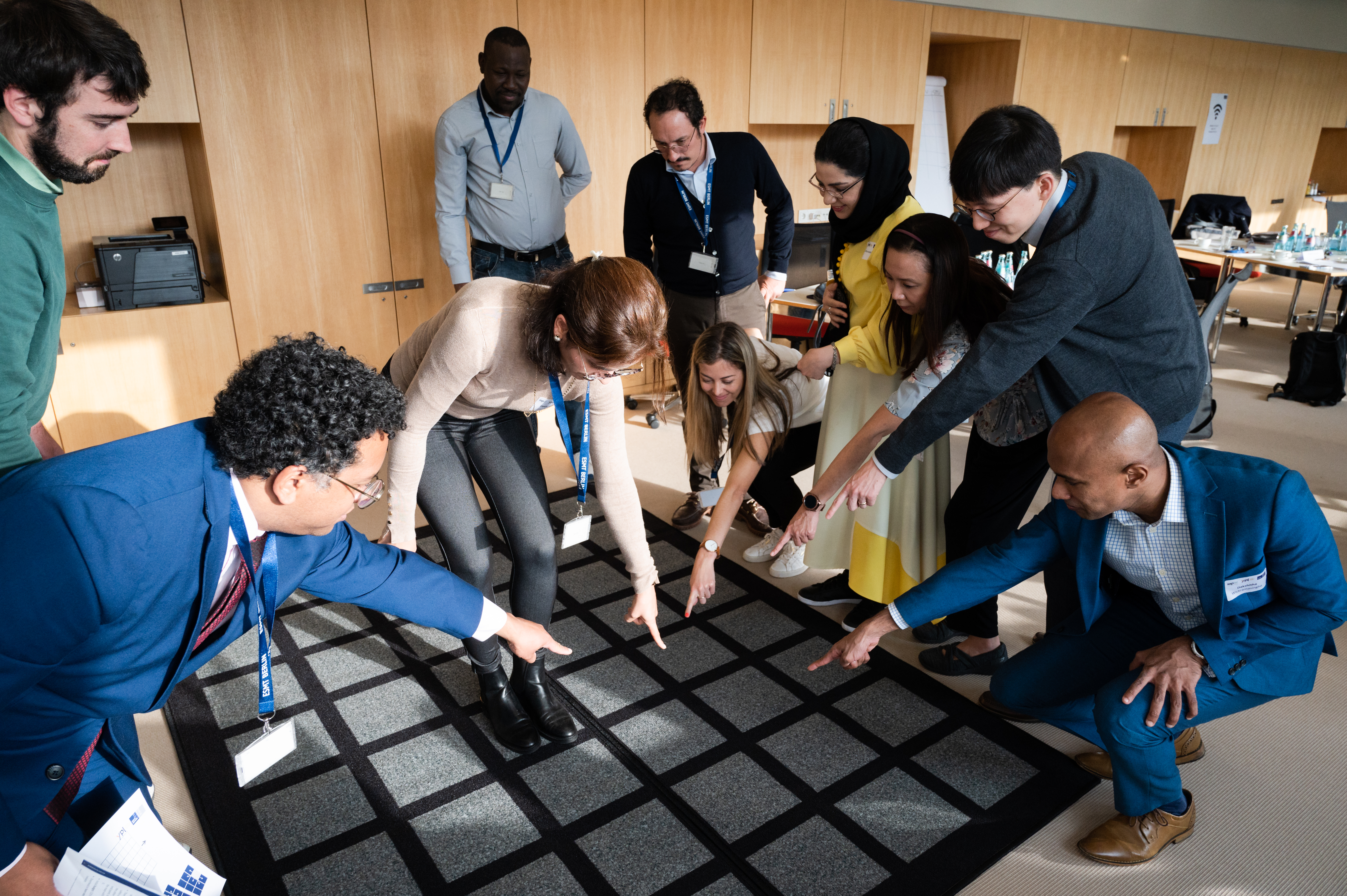 The 'ambidexterity exercise' (photo: G. Ortolani/IAP)