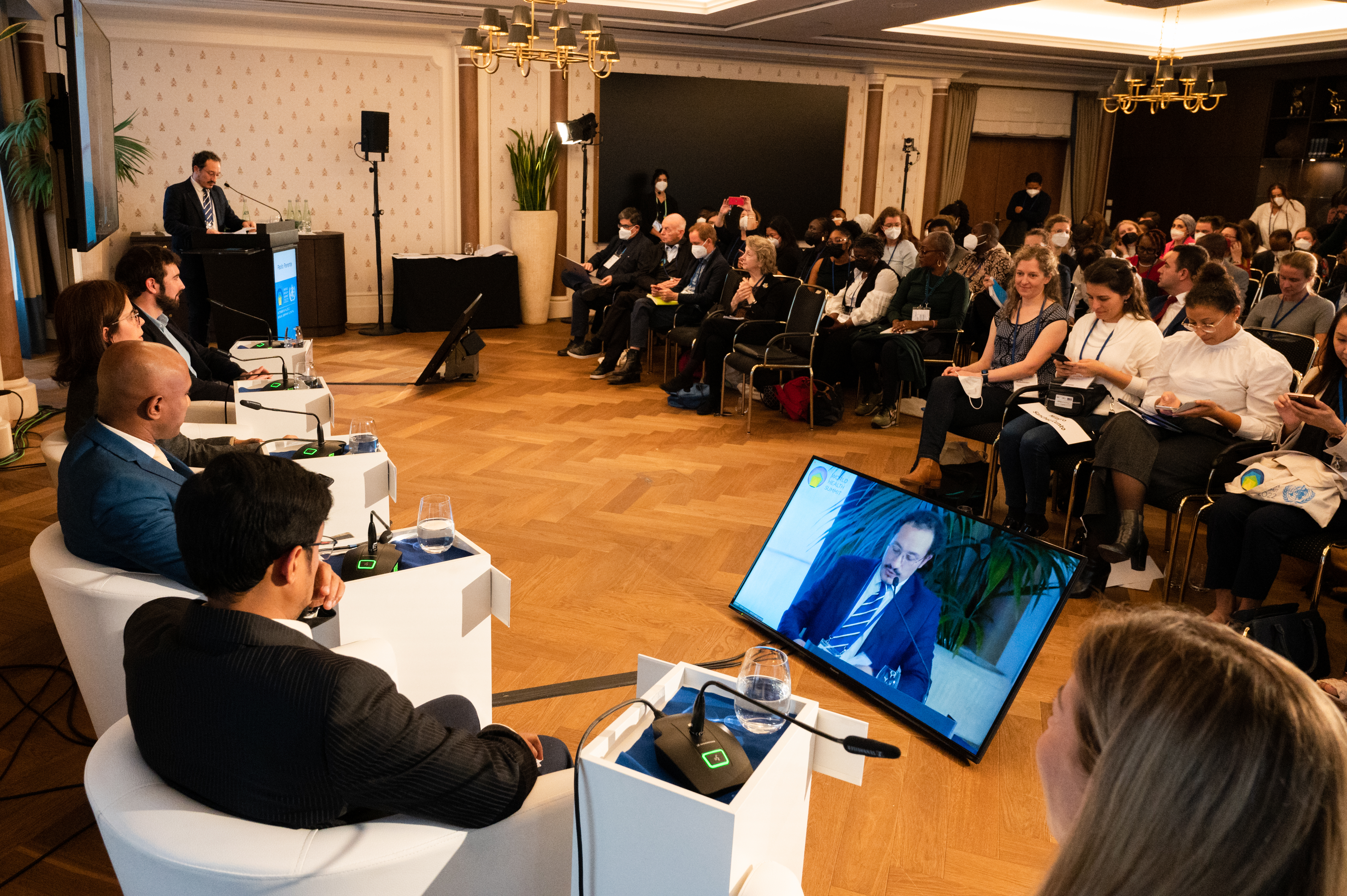 A full room for the IAP YPL session at the World Health Summit (photo: G. Ortolani/IAP)