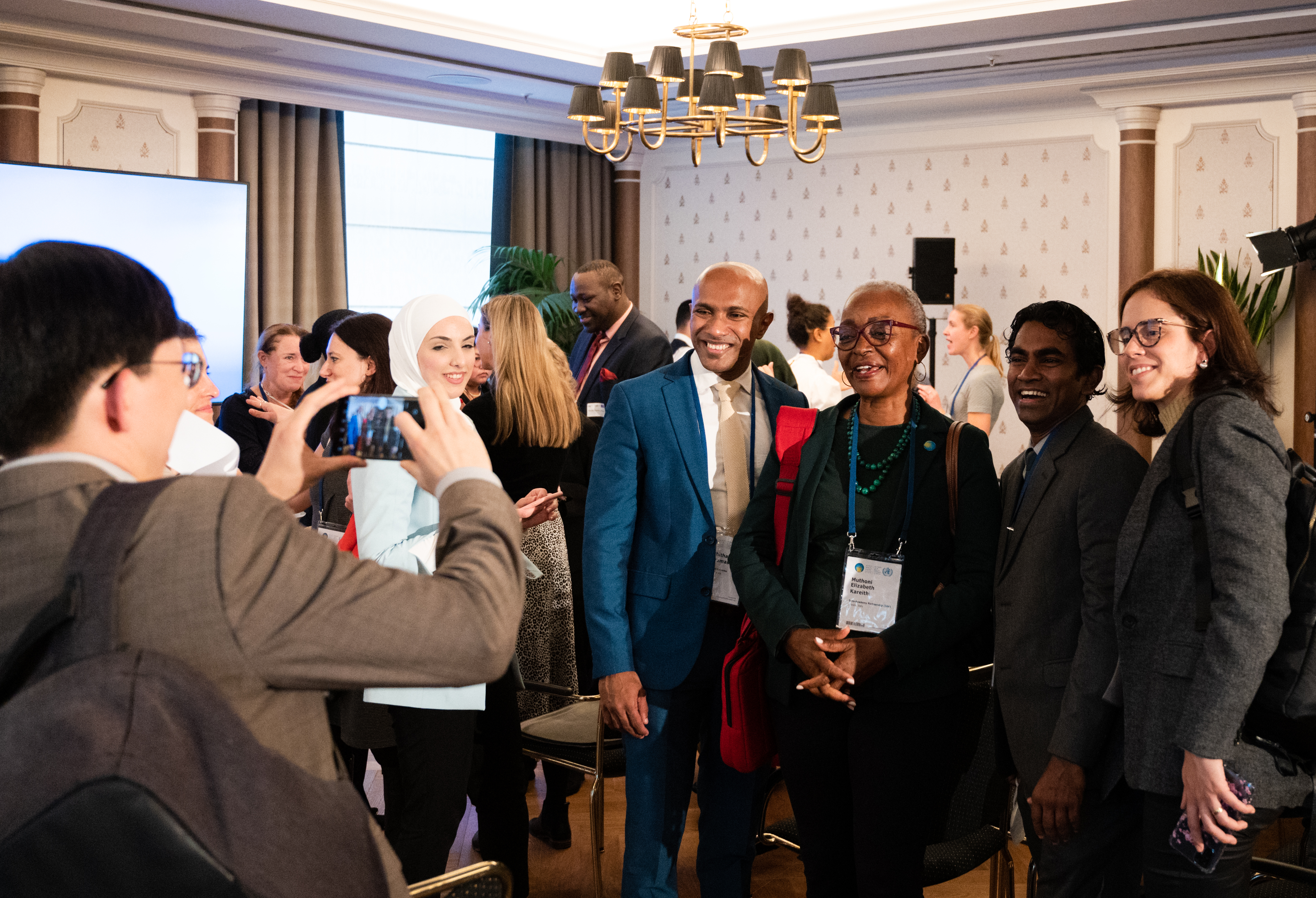 Group photos at the end of the World Health Summit (photo: G. Ortolani/IAP)