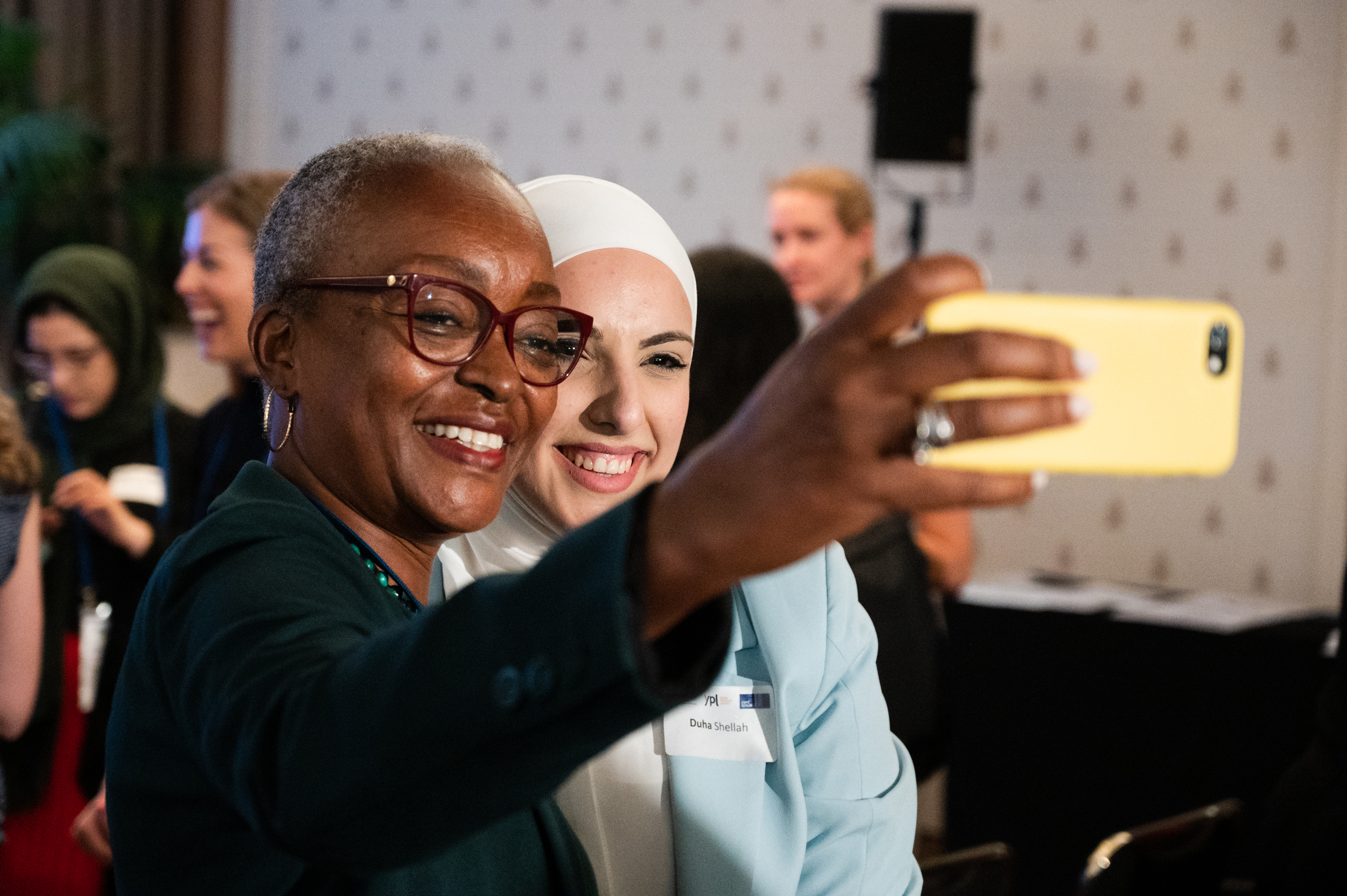 Muthoni Kareithi, IAP Project Assistant, and Duha Shellah (photo: G. Ortolani/IAP)