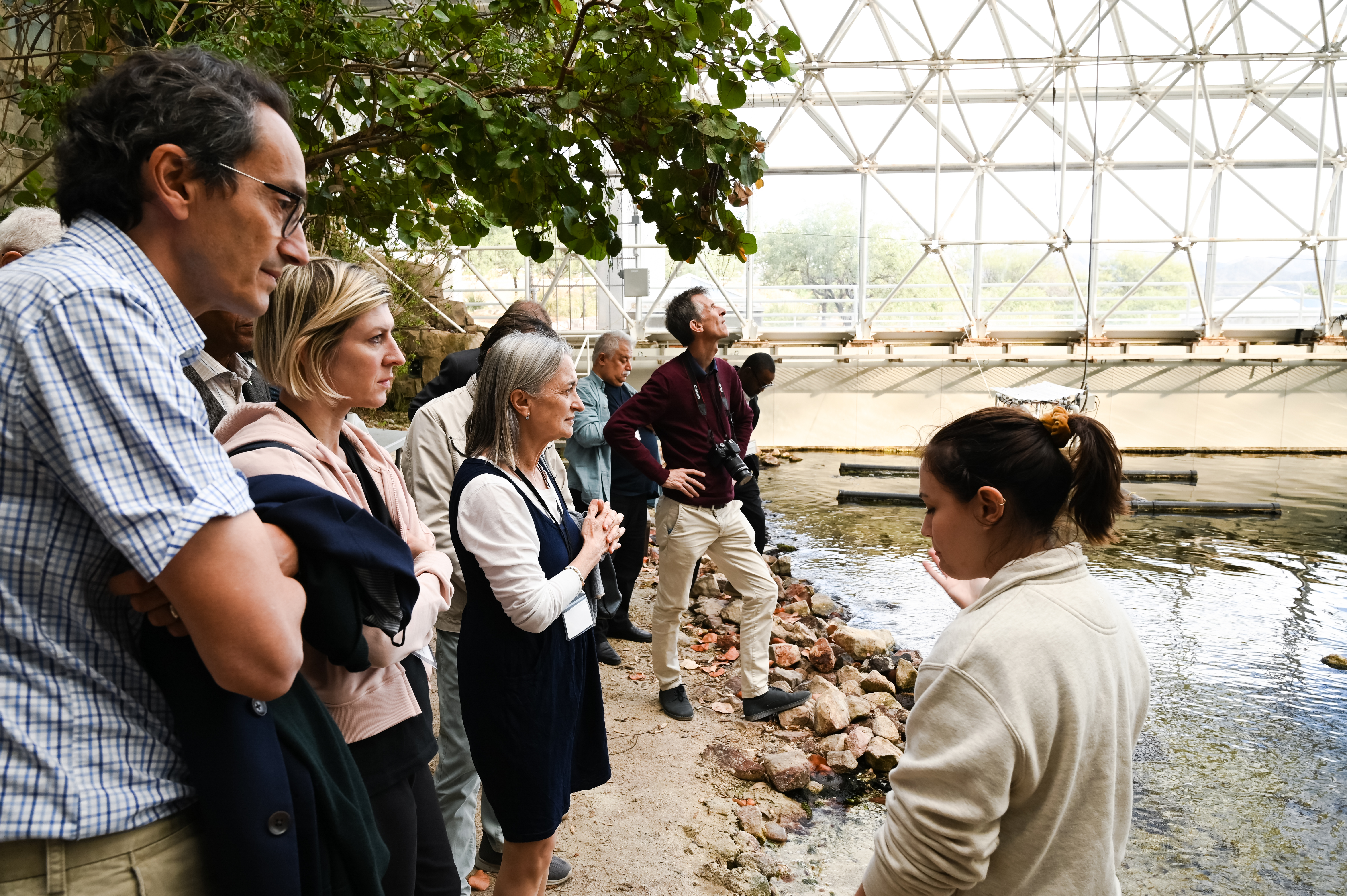 Visiting Biosphere 2 (photo: G. Ortolani/IAP)