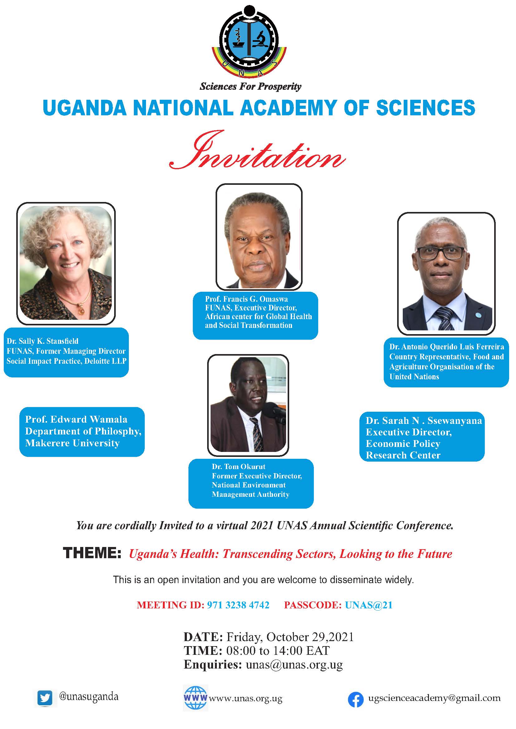  UNAS 2021 Annual Scientific Conference