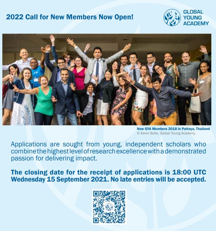  2022 GYA membership call is open