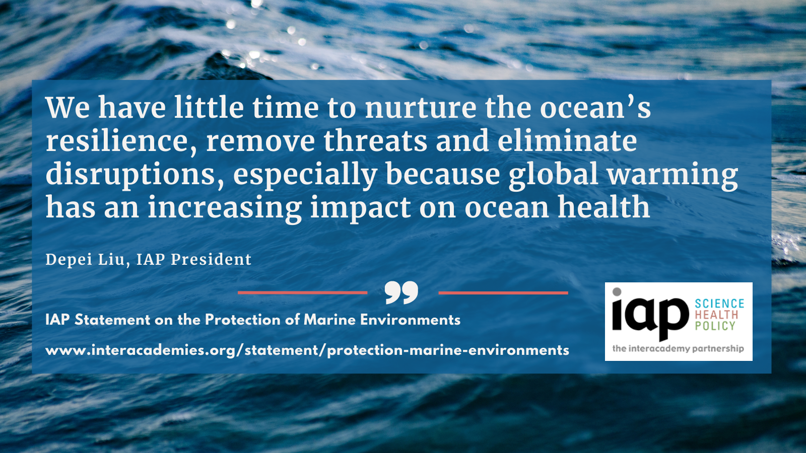 World Oceans Day quote Liu