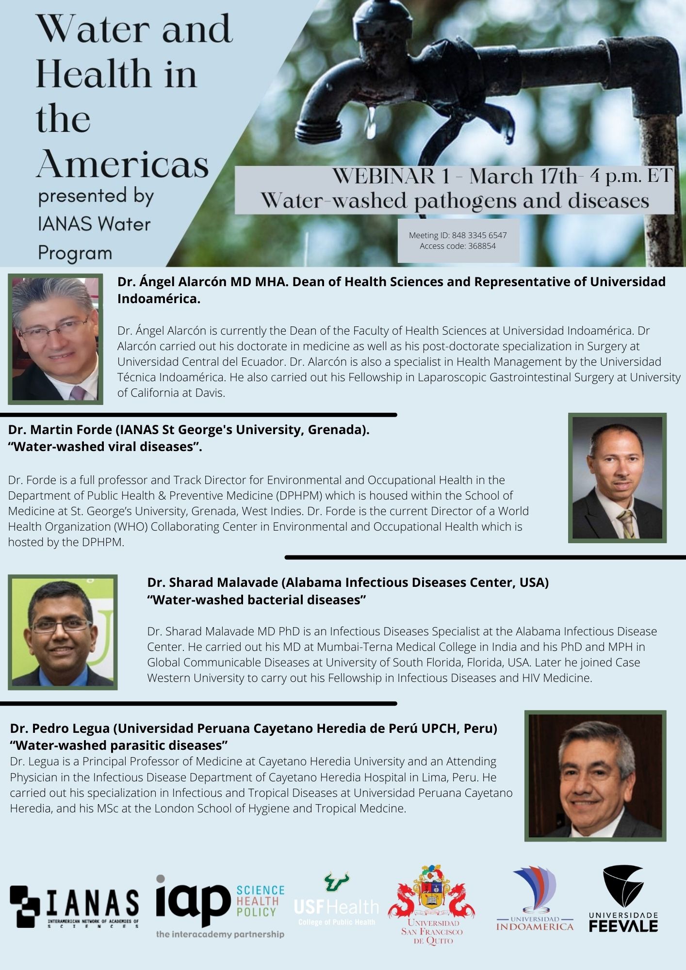 Water and Health in the Americas 17 March