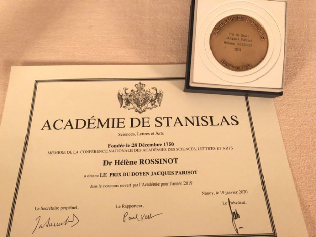 IAP YPL Alumna awarded the Dean Jacques Parisot Medicine Prize