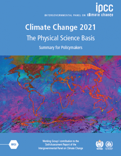 Intergovernmental Panel on Climate Change IPCC report cover