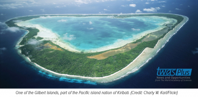 One of the Gilbert Islands, part of the Pacific island nation of Kiribati