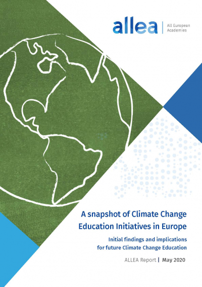 A snapshot of Climate Change Education Initiatives in Europe. Initial ...