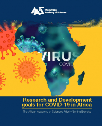 Research and Development goals for COVID-19 in Africa. Cover
