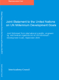 Joint Statement to the United Nations on UN Millennium Development Goals Cover