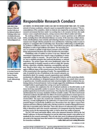 Responsible Research Conduct