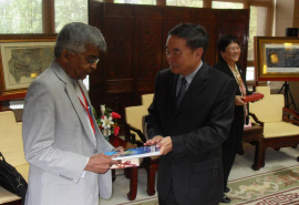 Prof V. Kumar President Sri Lanka Academy of Sciences and CAE President Prof. Zhou Ji