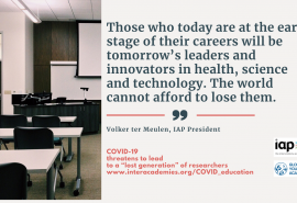 IAP President Volker ter Meulen's quote