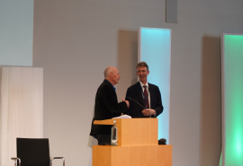 Volker Ter Meulen and IAP Coordinator Peter McGrath