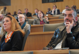 Mari Vaattovaara and Franz Gatzweiler, members of the IAP Working Group on Urban Health