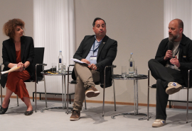 Rania Kosti, IAP Executive Director, Bruno Marques, Georg Steifert