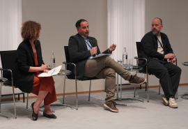 Rania Kosti, IAP Executive Director, Bruno Marques, Georg Steifert