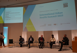 Rania Kosti (IAP Executive Director), Saroj Jayasinghe, Kefa Otiye, Cristoph Markschies