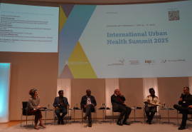 Rania Kosti (IAP Executive Director), Saroj Jayasinghe, Kefa Otiye, Cristoph Markschies
