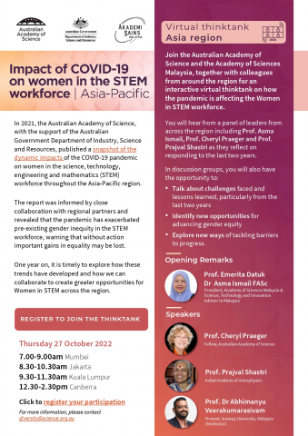 IMPACT OF COVID-19 ON WOMEN IN STEM WORKFORCE 2022