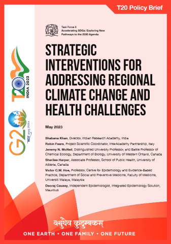 T20 Addressing Regional Climate Change and Health Challenges