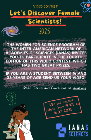 Call for Entries: 2025 “Let’s Discover Female Scientists” Video Contest