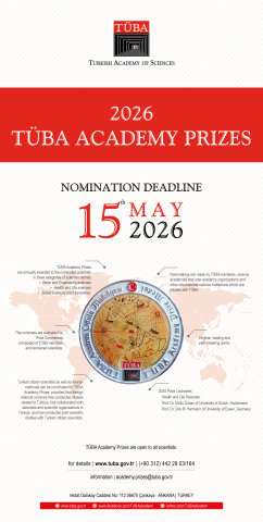 Call for Nominations: 2026 TÜBA International Academy Prizes