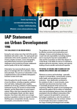  IAP Statement on Urban Development Cover