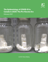 he Epidemiology of COVID-19 in Canada in 2020: The Pre-Vaccine Era