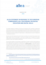 ALLEA Statement in Response to the European Commission’s Call for Evidence on Digital Education and Digital Skills