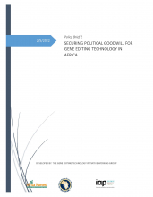 Securing Political Goodwill for Gene Editing Technology in Africa cover