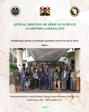 Cover of the Annual Meeting of African Science Academies (AMASA) Report 2022