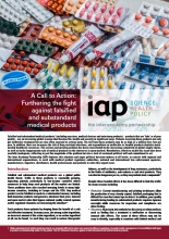 A Call to Action: Furthering the fight against falsified and substandard medical products