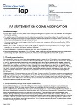 IAP Statement on Ocean Acidification