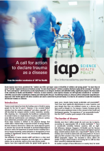 A call for action to declare trauma as a disease