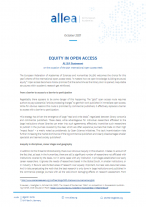 Equity in Open Access
