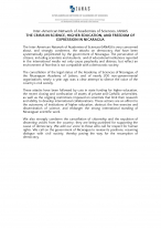 IANAS statement on Nicaragua