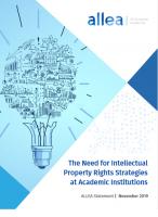 The Need for Intellectual Property Rights Strategies at Academic Institutions cover