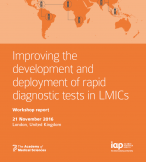  	Improving the development and deployment of rapid diagnostic tests in Low and Middle Income Countries - cover